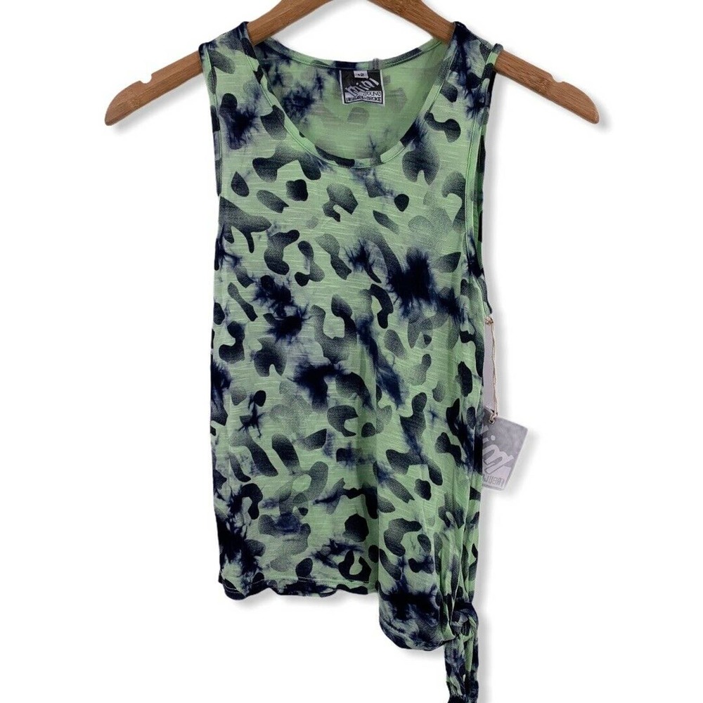 Mini YFB Green Leopard Print‎ Tank New Size 12